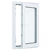 Окно ПВХ Одностворчатое REHAU BLITZ 500х900 поворотное правое