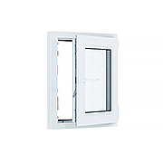 Окно ПВХ Одностворчатое REHAU BLITZ 500х600 поворотное правое