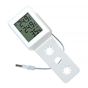 Оконный термогигрометр белый